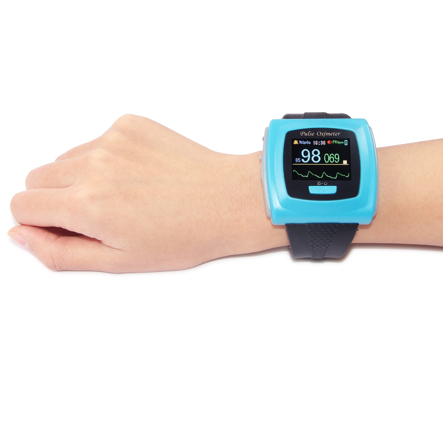 CONTEC Wrist Pulse Oximeter Fingertip SpO2 Probe Sleep