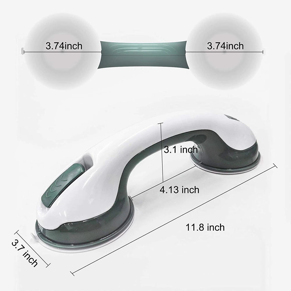 With Shower Handle Non-Slip Support Toilet Bathroom Safety Grab Rod Handle Vacuum Suction Cup Suction Cup Handrail