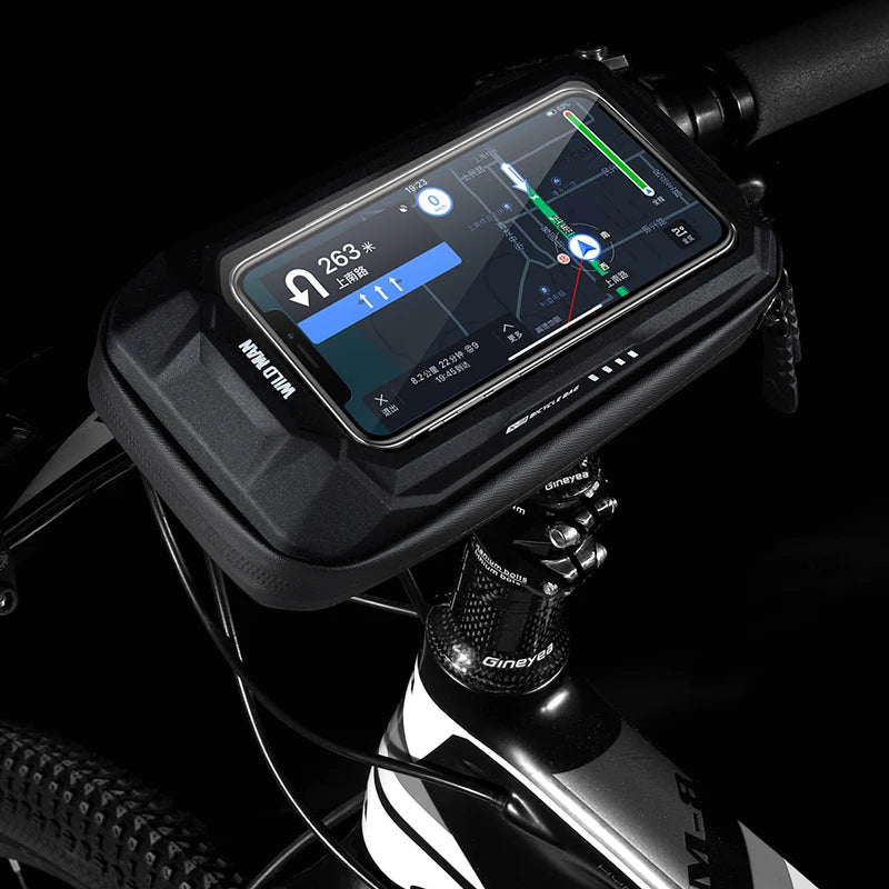 Waterproof Touch Screen Bike Phone Holder 6.7Inch Anti-Fall High Capacity Mobile Phone Case for Iphone 13 12 Pro Max Bicycle Bag