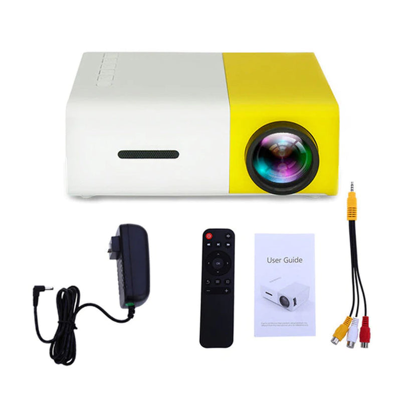 Mini Projector YG300 Pro LED Supported 1080P Full HD Portable Beamer Audio HDMI USB Video Projetor