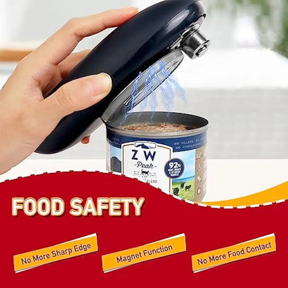 Electric Can Opener Automatic Jar Bottle Can Open Machine One Touch Portable Kitchen Hand Free Opening Opener Tool Gadgets